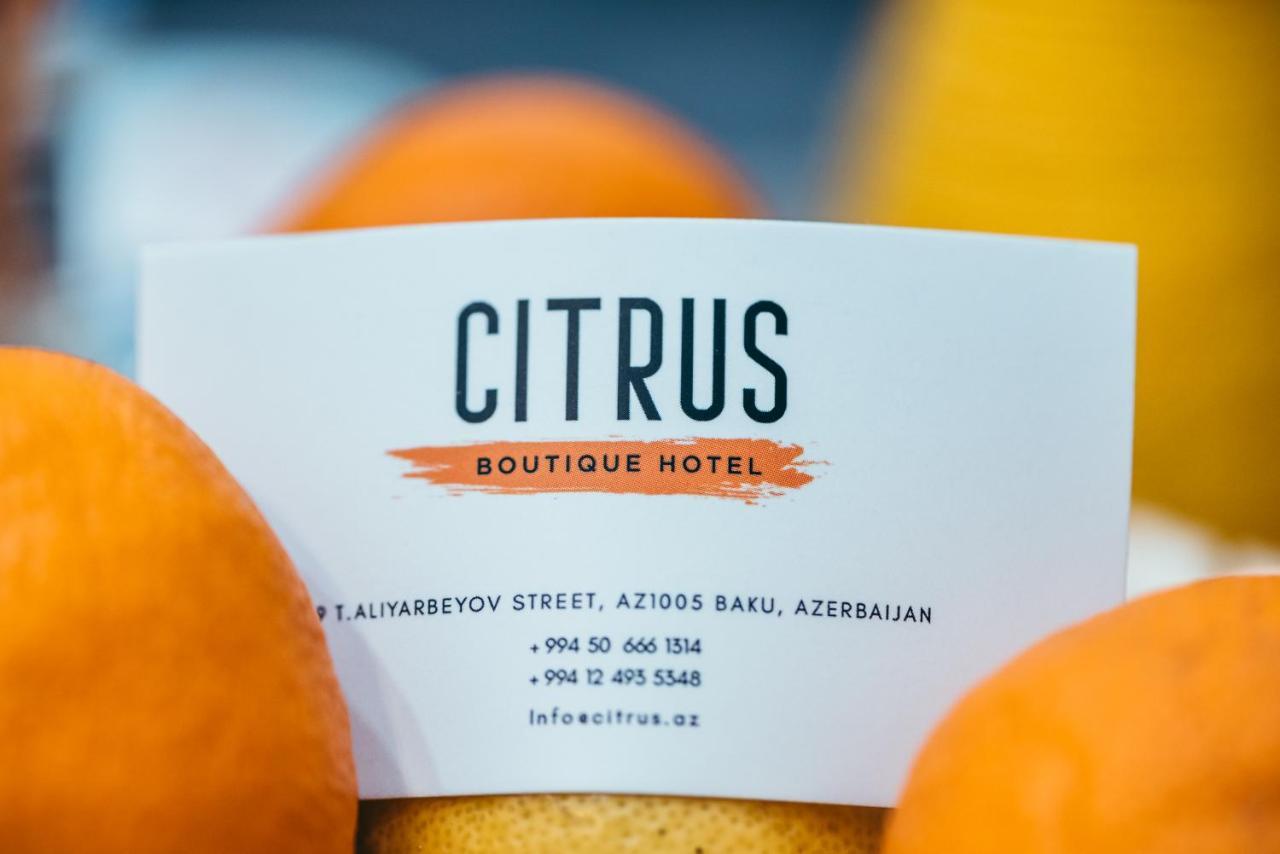 Citrus Boutique Hotel Baku Extérieur photo